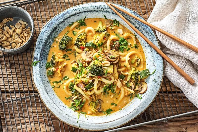 Soupe de nouilles au curry