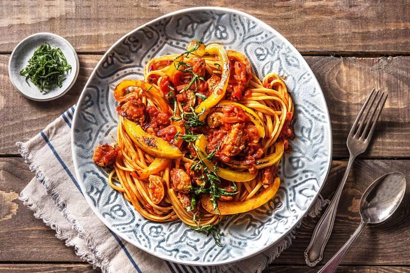 Linguine aux chipolatas