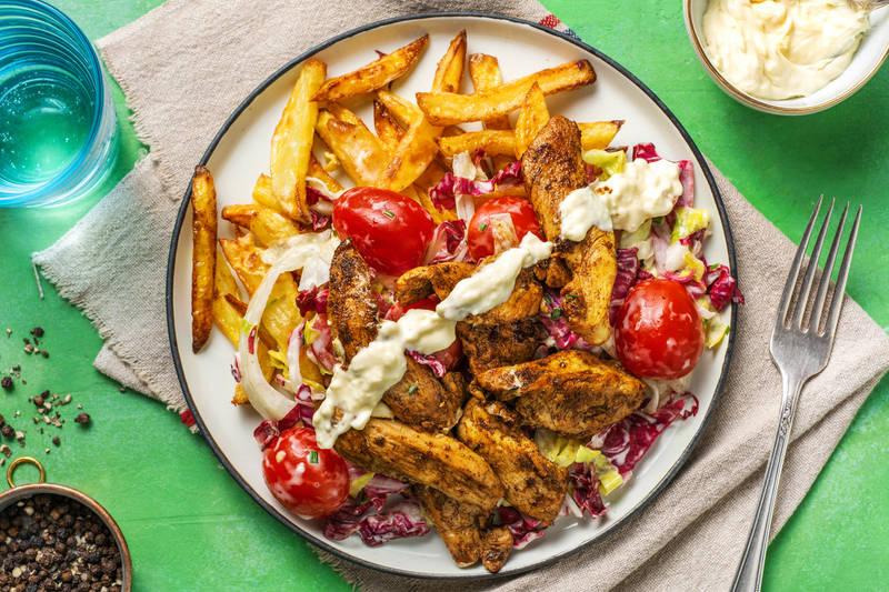 Gyros de poulet façon kebab