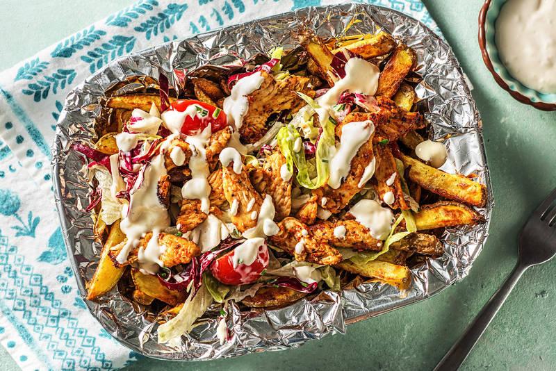 Gyros au poulet façon kebab