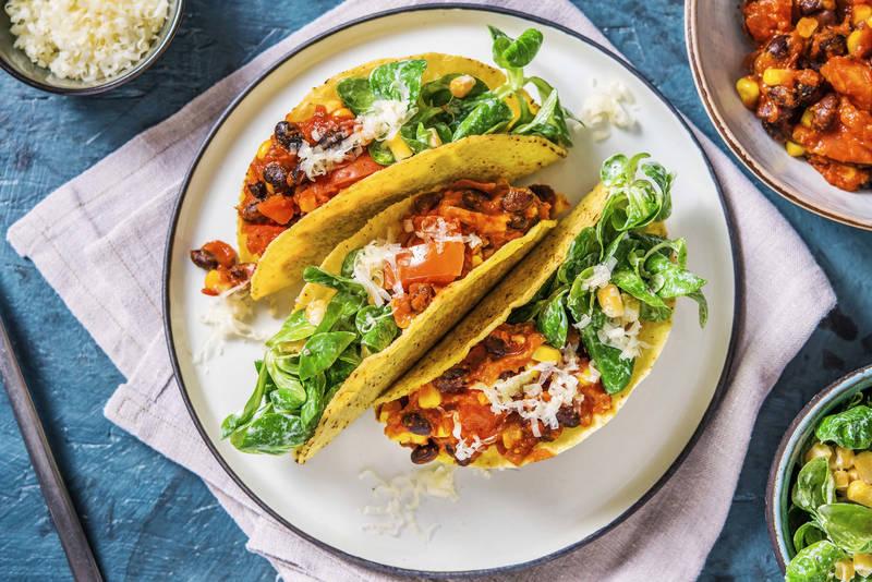 Tacos mexicains aux haricots