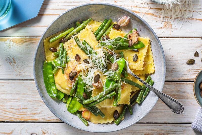 Ravioli frais au chou-fleur & au beurre noisette