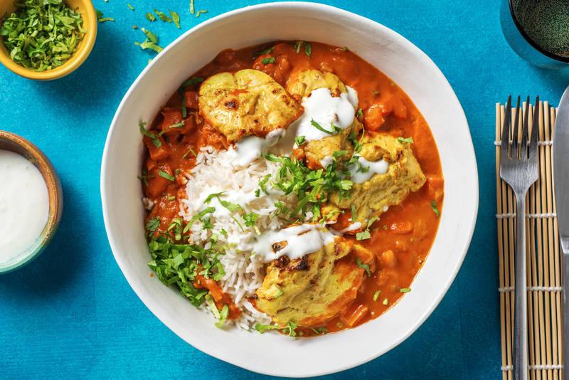 Poulet tikka masala & riz basmati