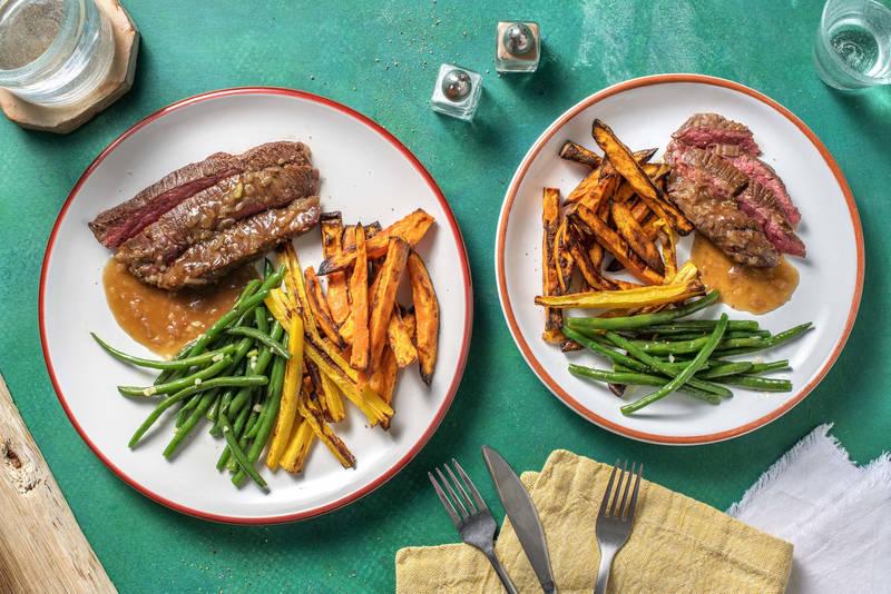 Bavette sauce à l'échalote & frites