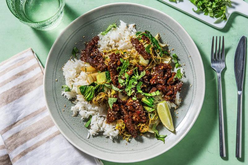 Lap khmer : salade de bœuf cambodgienne