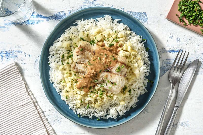 Lieu noir sauce satsivi à la géorgienne