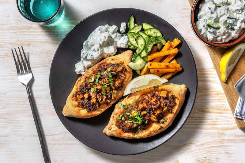 Pide : pizza turque au bœuf haché & persil