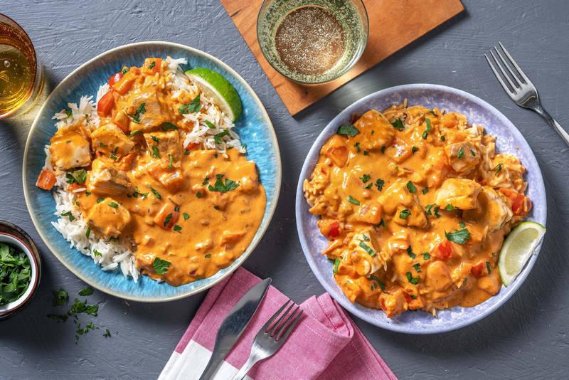 Moqueca brésilienne au lieu & lait de coco