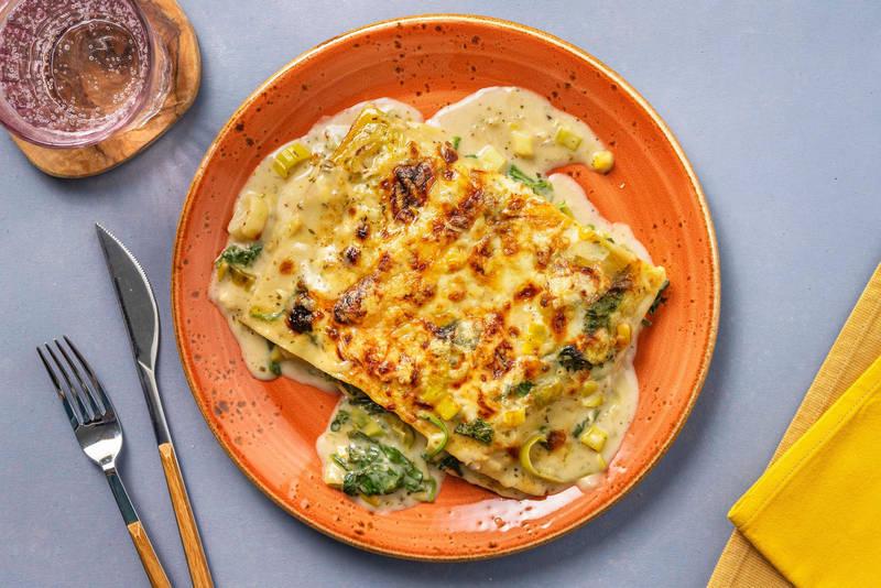 Lasagne verdi poireaux & épinards