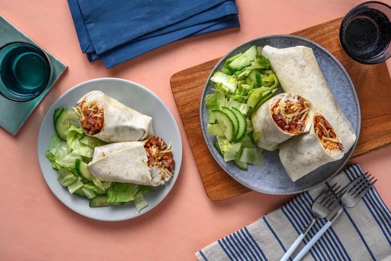 Burrito mexicain bœuf & cheddar