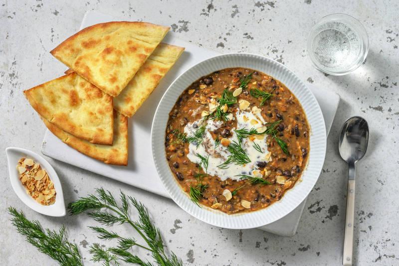 Rajma makhani : mijoté aux haricots noirs