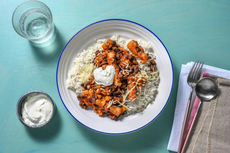 Burrito bowl au porc
