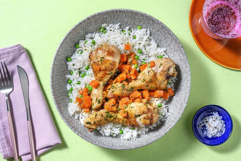 Poulet sauce à l'estragon