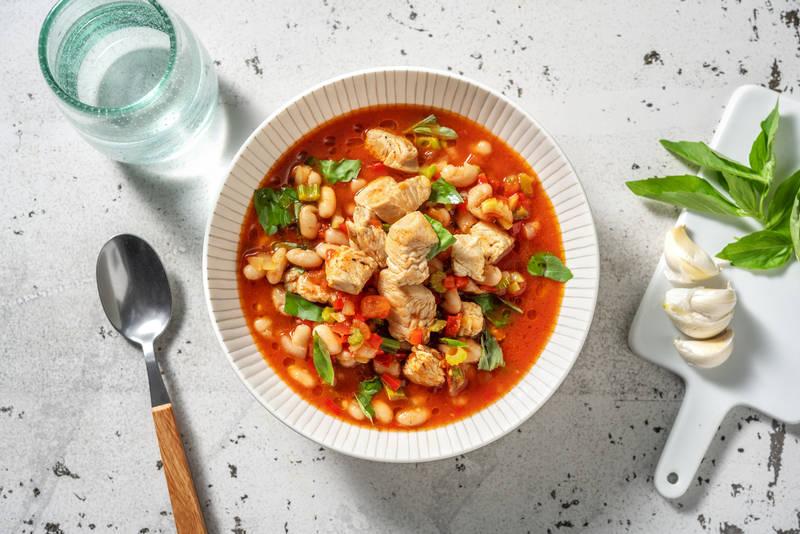One pot de dinde & haricots mijotés