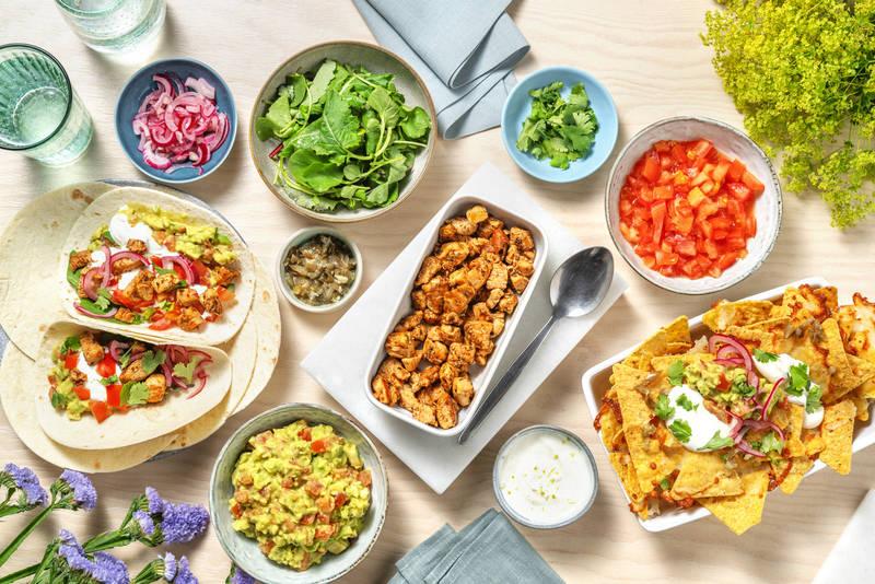 Tapas Tex Mex : loaded nachos & guacamole