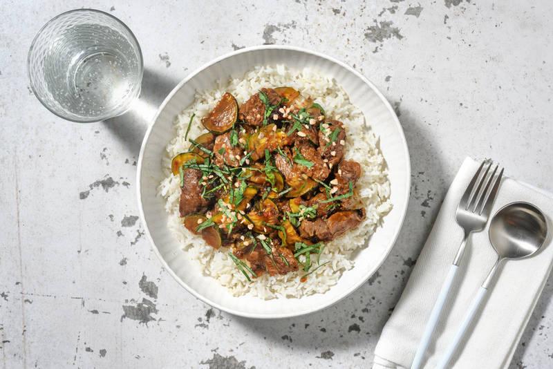 Bœuf sauté, basilic thaï & citronnelle