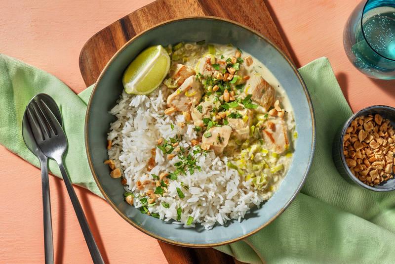 Curry thaï parfumé, poulet & coco