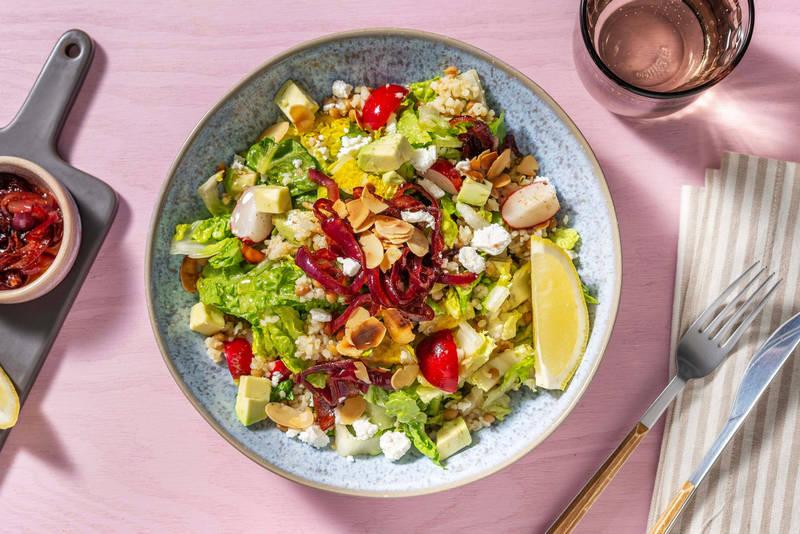 Salade lentilles & couscous perlé à la turque