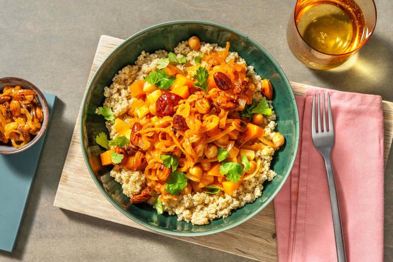 Couscous végétarien au potimarron & quinoa