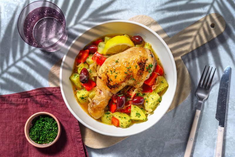 Tajine de poulet Label Rouge & olives