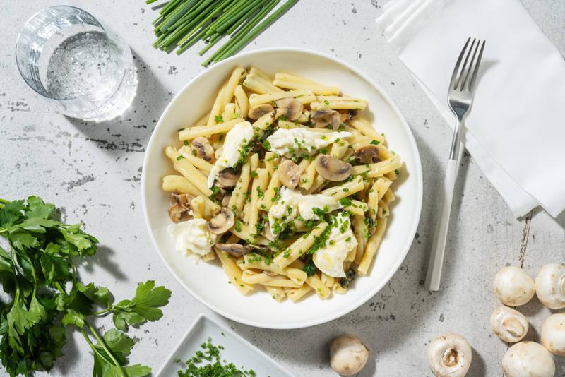 Casarecce, huile saveur truffe & burrata