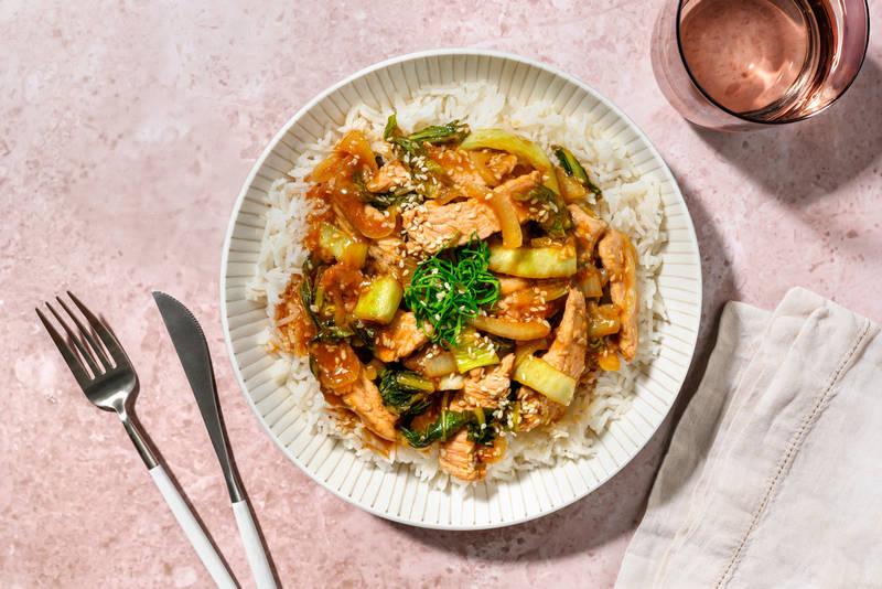 Gyudon : bowl de poulet à la japonaise