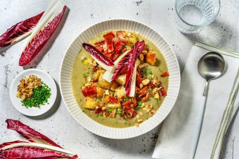 Velouté d'endives & poitrine grillée