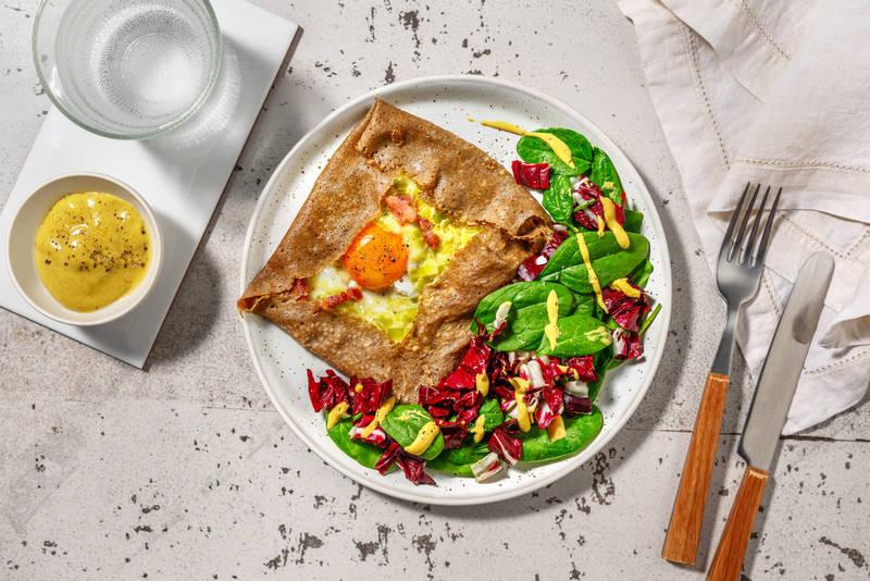 Galette paysanne poireaux & lardons fumés
