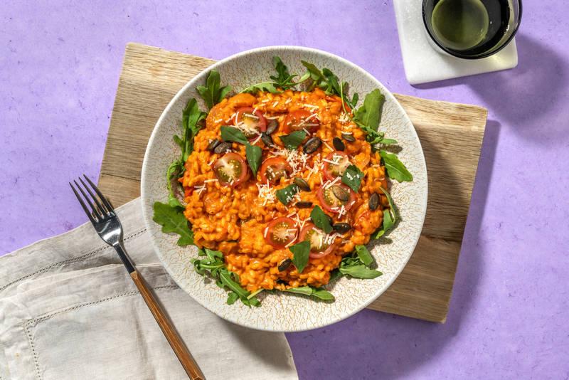 Risotto à la tomate & au lait de coco