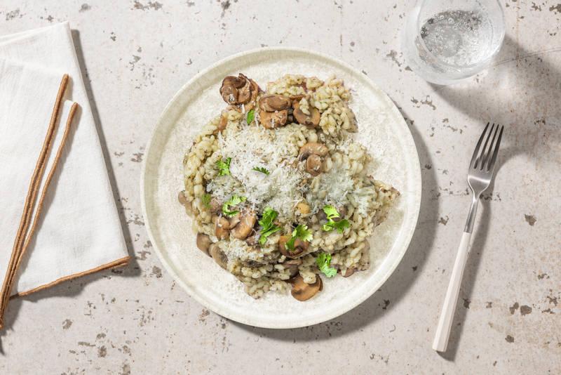 Risotto léger saveur truffe & champignons