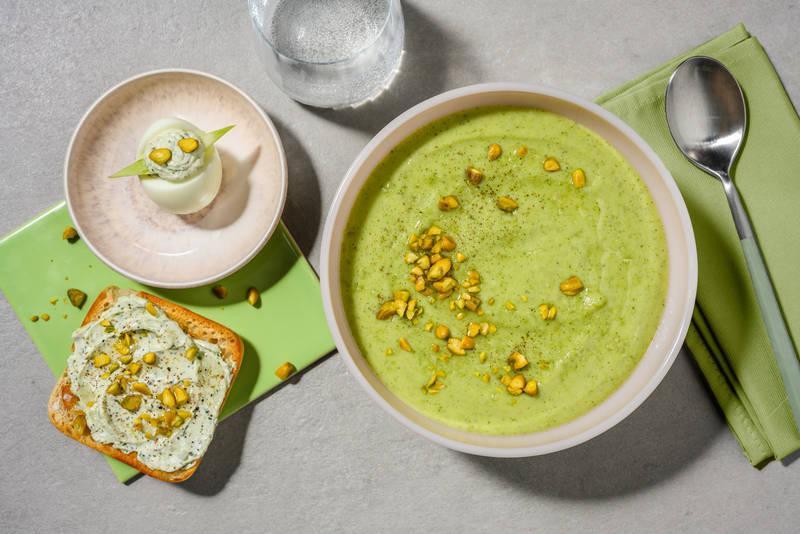 Velouté de brocoli pour jeune apprenti