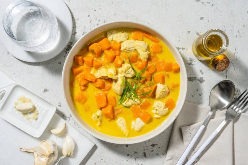Curry thaï de dinde & patate douce