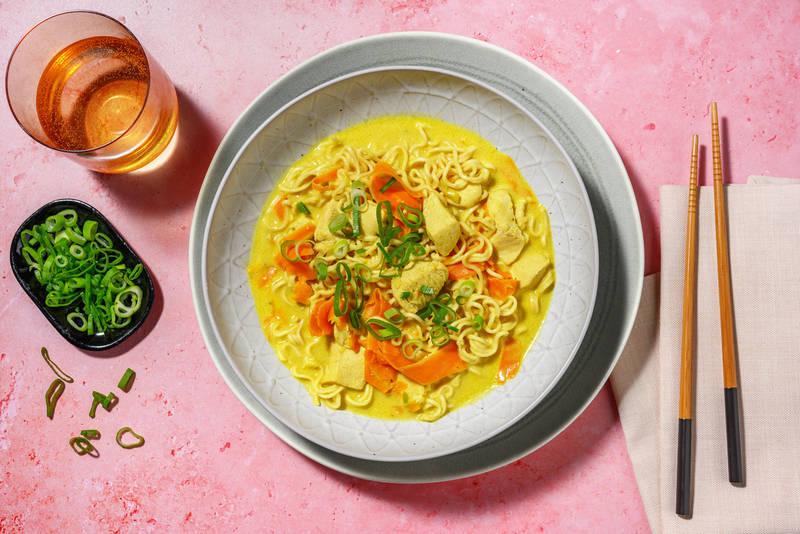 One pot de nouilles, poulet & curry