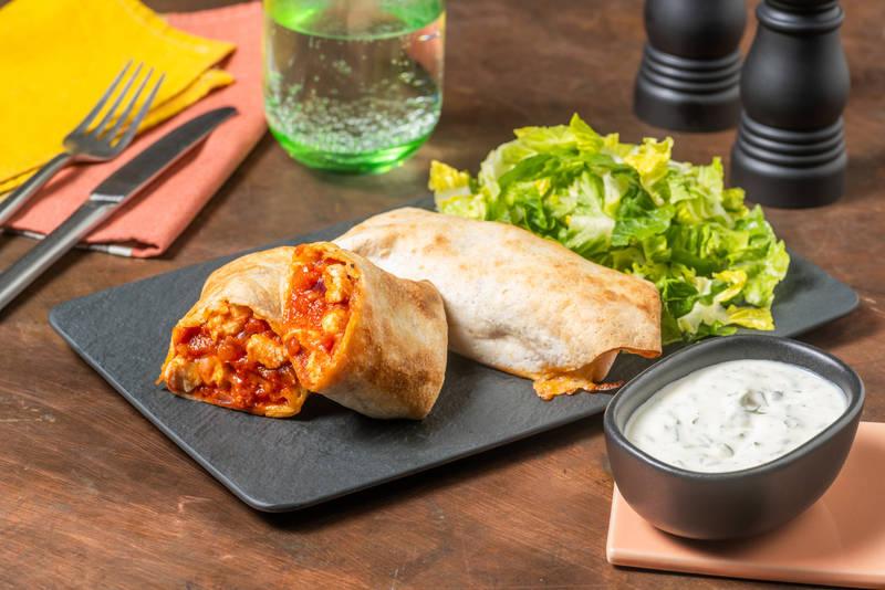 Chimichangas : burritos grillés au chorizo & poulet