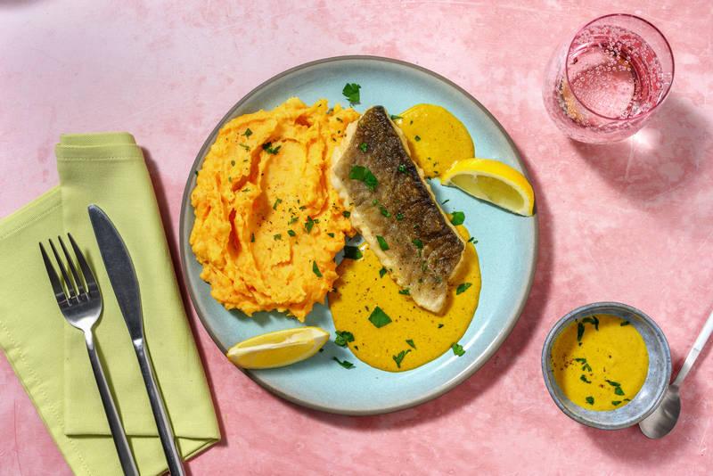 Merlu & sauce curry-citron façon bistrot
