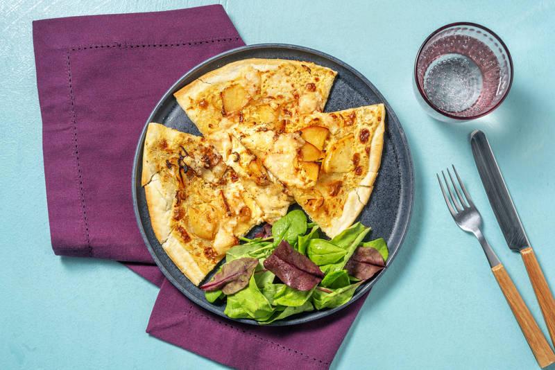 Tarte Saint-Nectaire & pomme à l'alsacienne