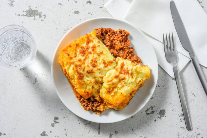 Parmentier de bœuf & purée de chou-fleur