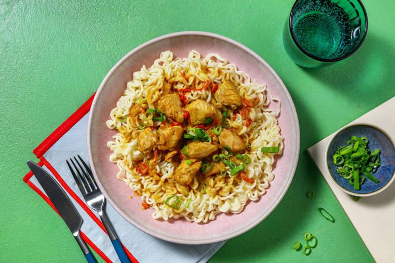 Bicol express philippin : poulet & coco