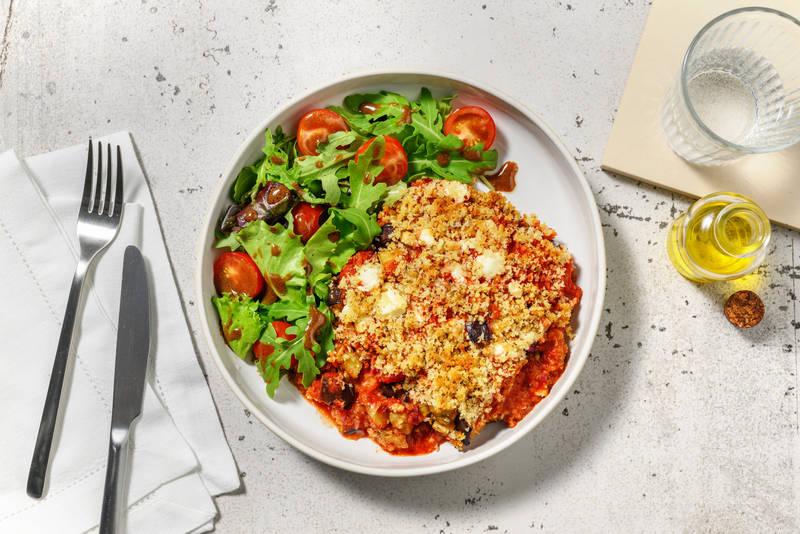 Crumble aux légumes d'été & chèvre