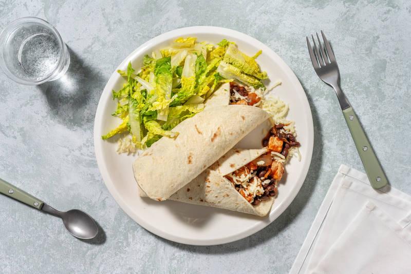 Burrito au porc épicés à la mexicaine