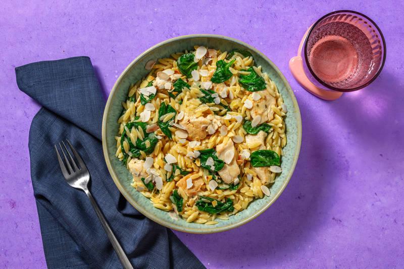 One Pot : orzo, poulet & duo de fromages