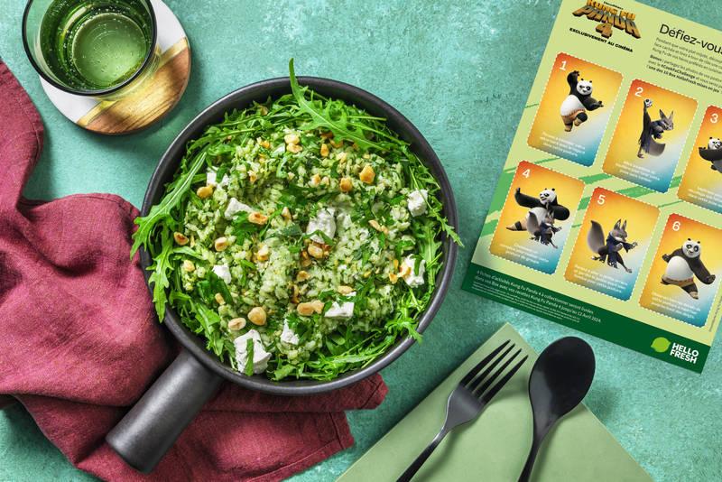 Risotto rapide de Caméléone à l’ail des ours
