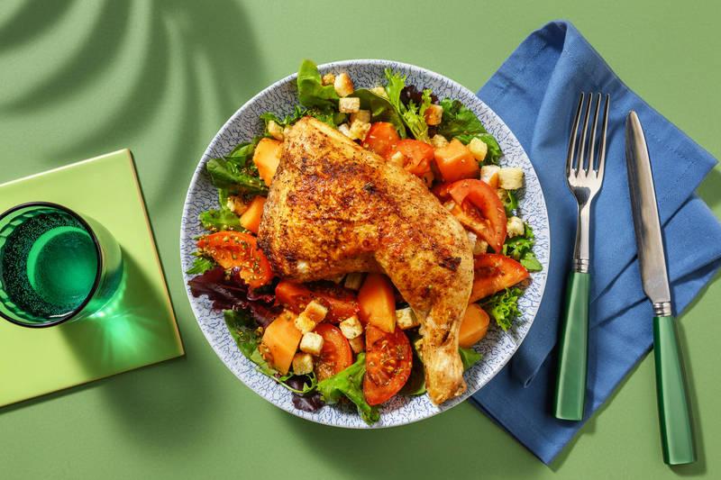 Poulet Label Rouge BBQ & salade panzanella
