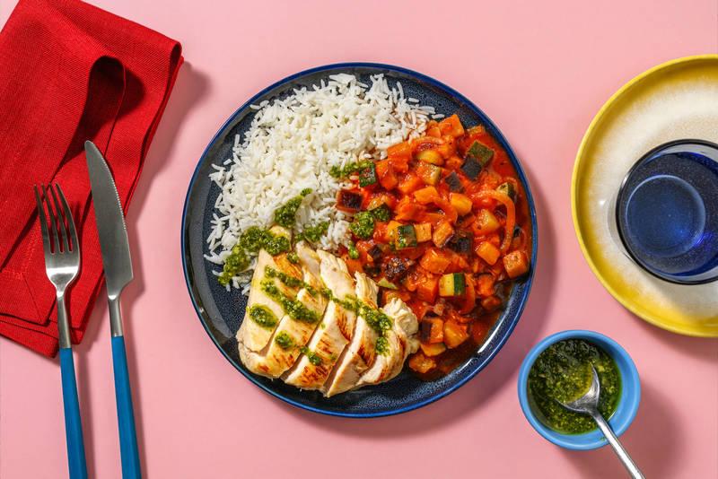 Poulet Label Rouge & ratatouille des beaux jours