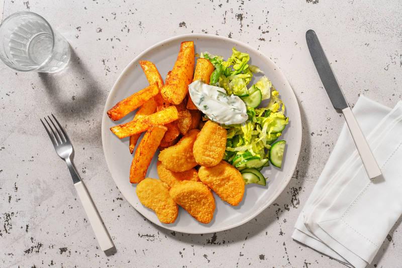 Le Végé : nuggets veggies & mayo à l'aneth