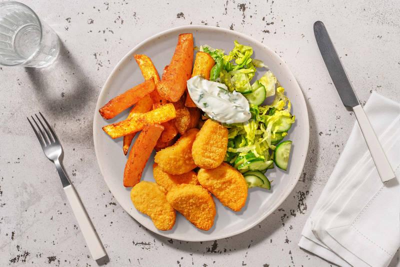 Le Végé : nuggets veggie & sauce aneth