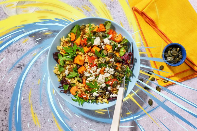 La Solaire : boulgour, cumin & légumes rôtis