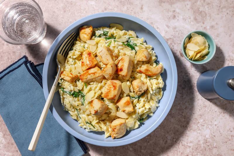 One Pot : orzo, poulet Label Rouge & fromage