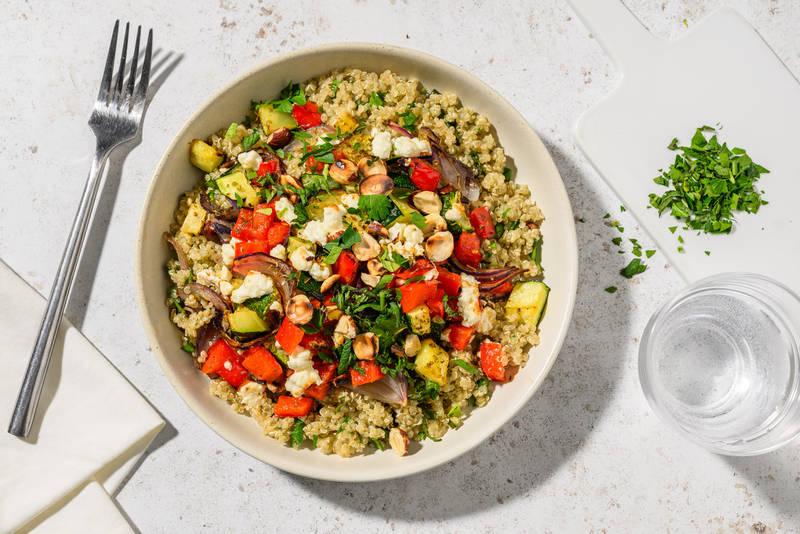 Légumes rôtis, feta AOP & quinoa