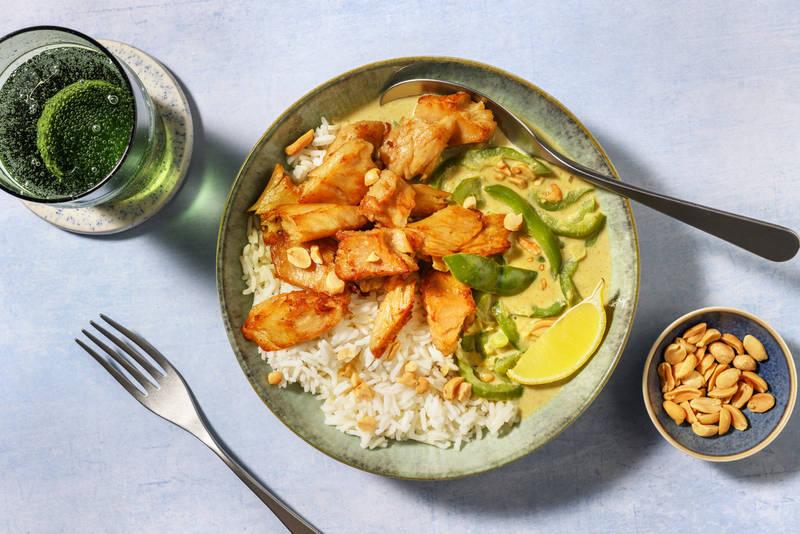 Le Végé : émincés veggie au curry vert & coco